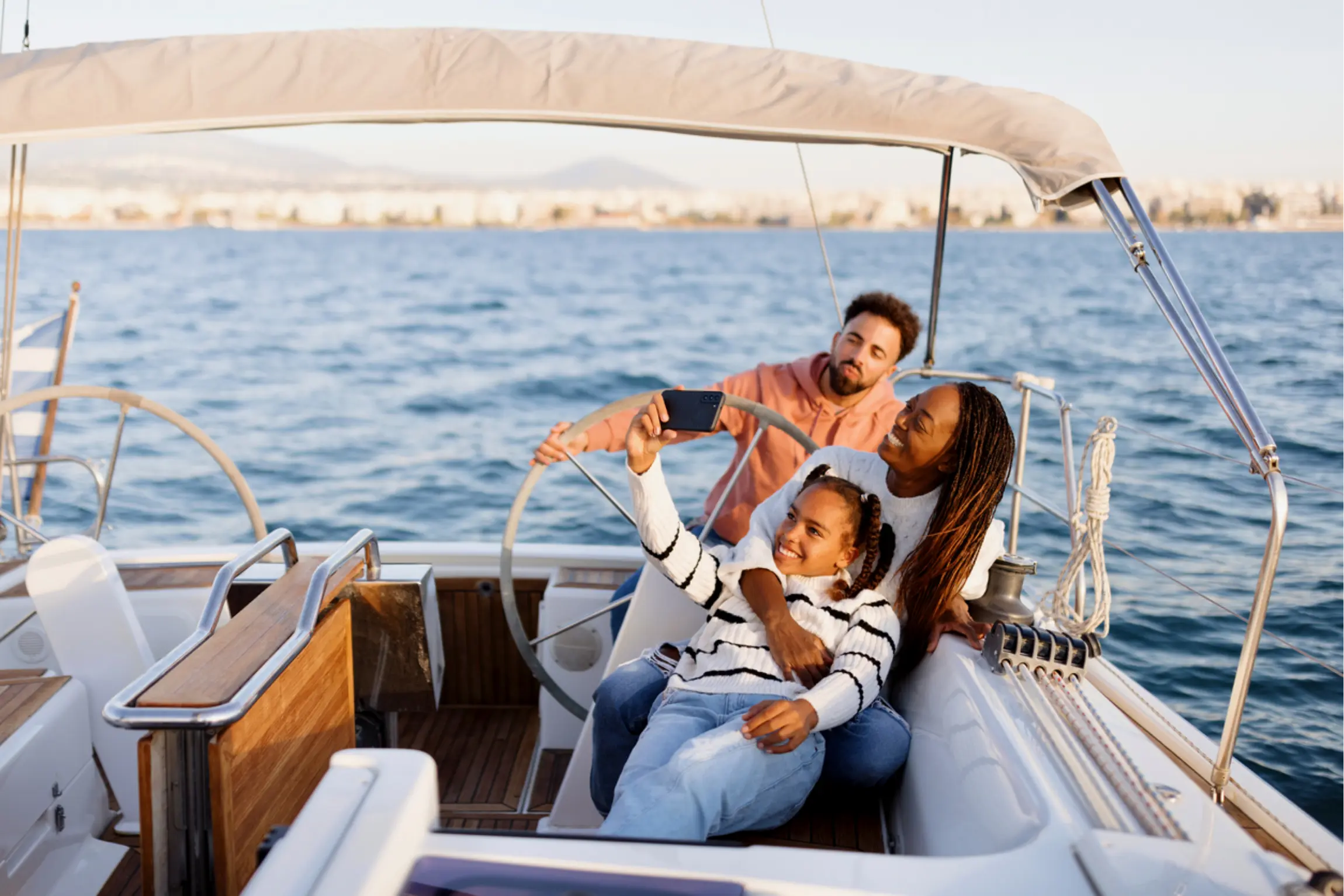 Family Day on yacht