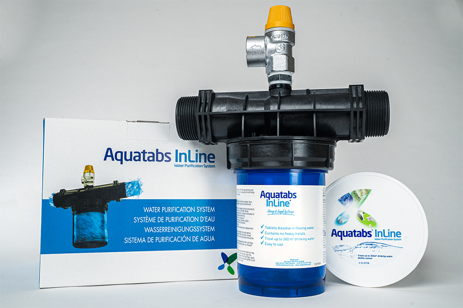 Aquatabs InLine help Access to clean water